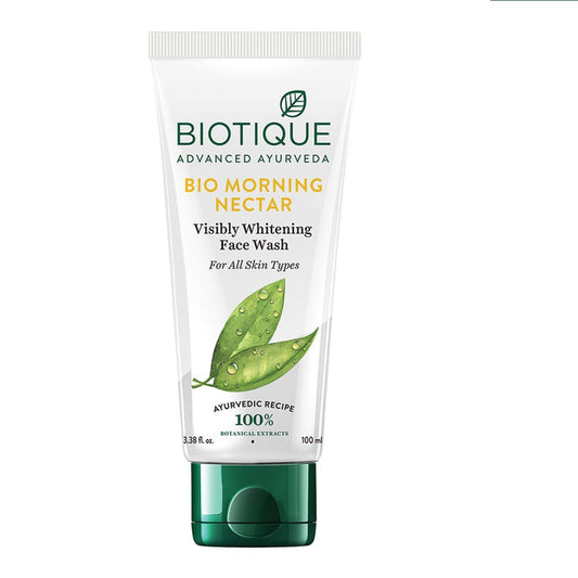 Biotique Bio Morning Nectar Visibly Whitening Face Wash (All Skin Types) (100ml)