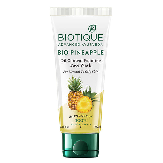 Biotique Bio Pineapple Oil Control Foaming Face Wash (100ml)