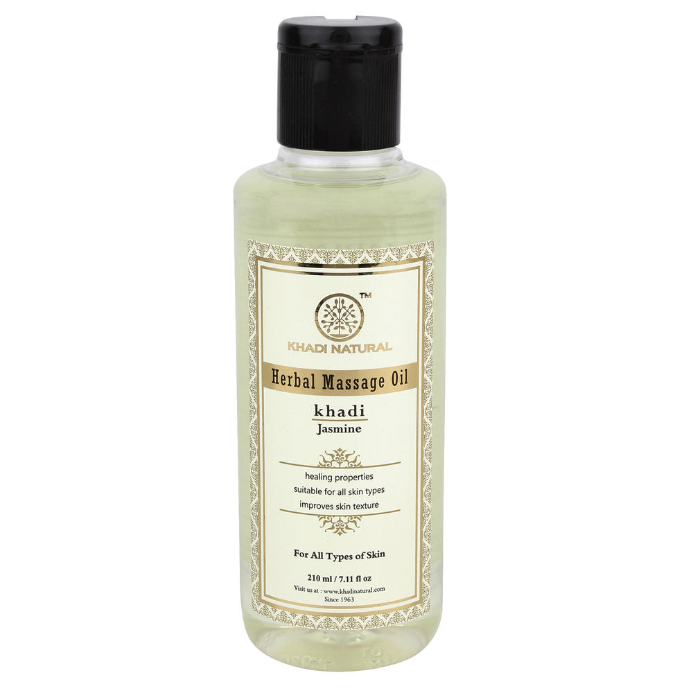 Khadi Natural Jasmine Herbal Massage Oil (210ml)