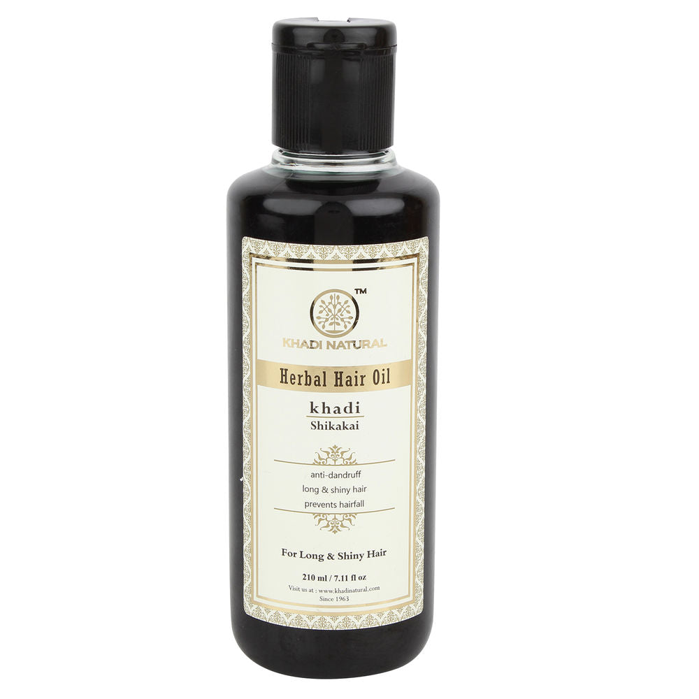 Khadi Natural Shikakai Herbal Hair Oil (210ml)
