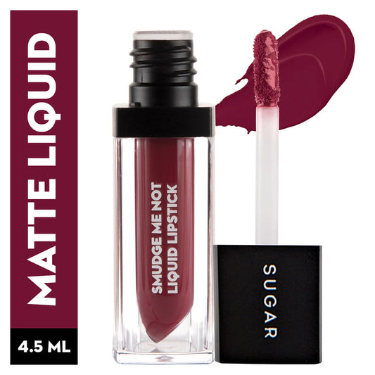 SUGAR Smudge Me Not Liquid Lipstick - 30 Peony Genie (4.5ml)
