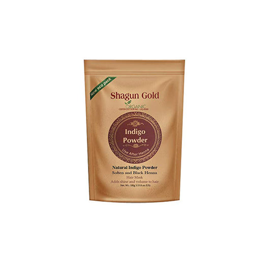 Shagun Gold Indigo Powder (Indigoferra Tinctoria) 100Gm Hair color