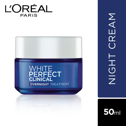 L'Oreal Paris White Perfect Clinical Overnight Treatment Cream (50ml)