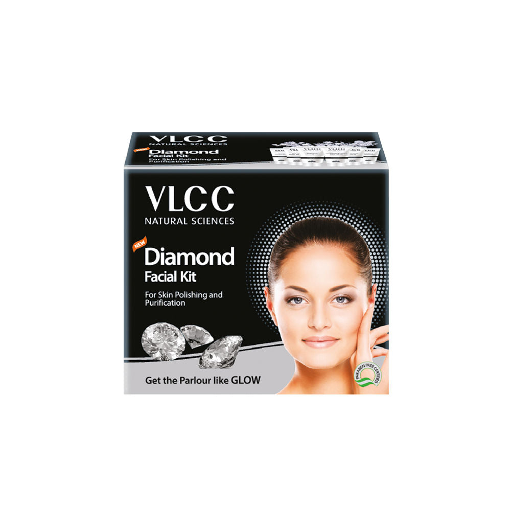 VLCC Diamond Single Facial Kit For Skin Polishing & Purification
