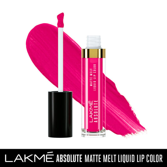 Lakme Absolute Matte Melt Liquid Lip Color - Blushing Brink (6ml)
