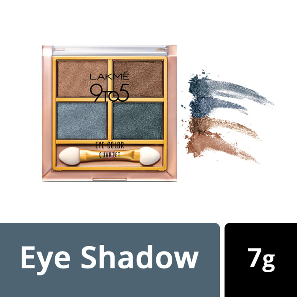 Lakme 9 To 5 Eye Quartet Eyeshadow - Smokey Glam (7gm)