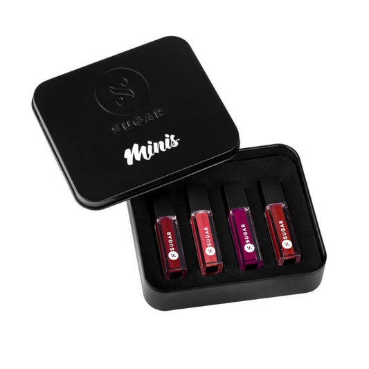 SUGAR Smudge Me Not Liquid Mini Lipstick Bold Set(1.7gm Each)