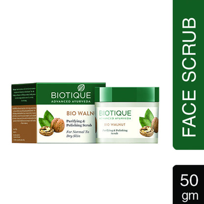 Biotique Bio Walnut Purifying & Polishing Scrub (50gm)