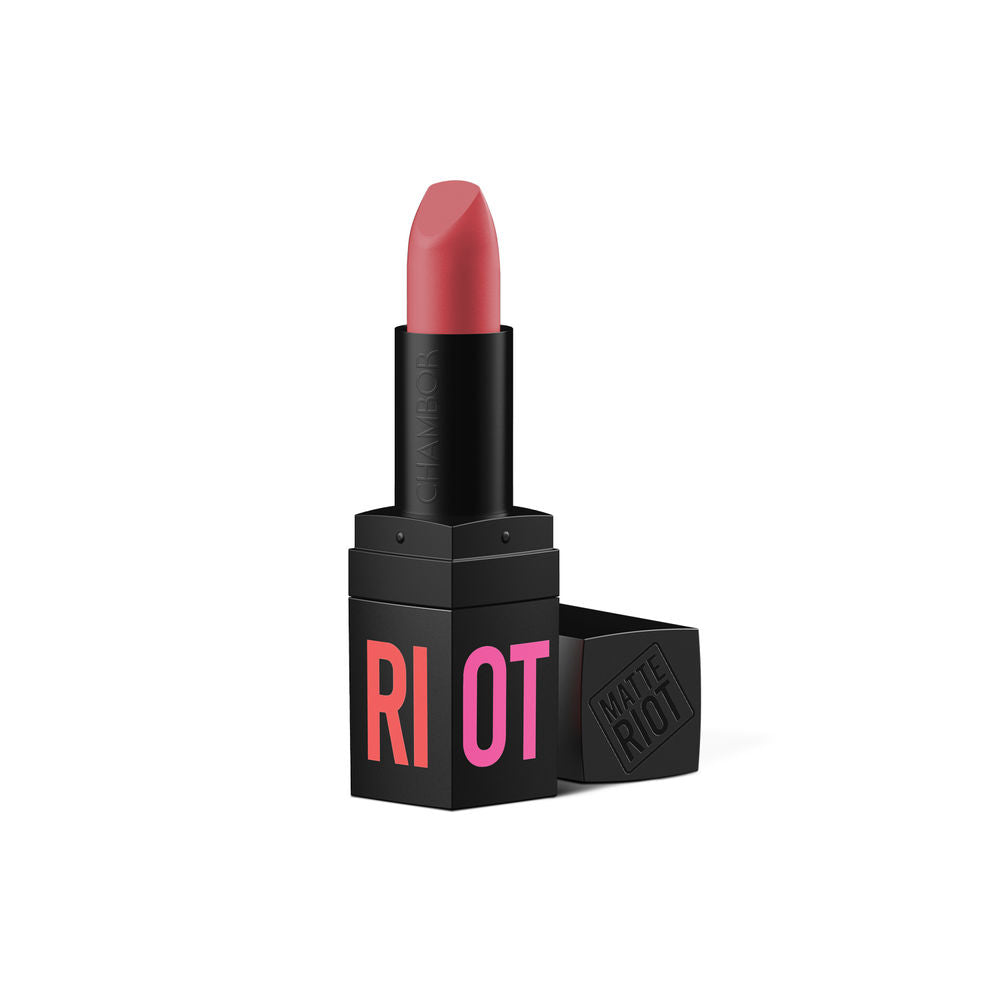 Chambor Matte Riot Lipstick - 283 Apricot Cuddle (4.5gm)