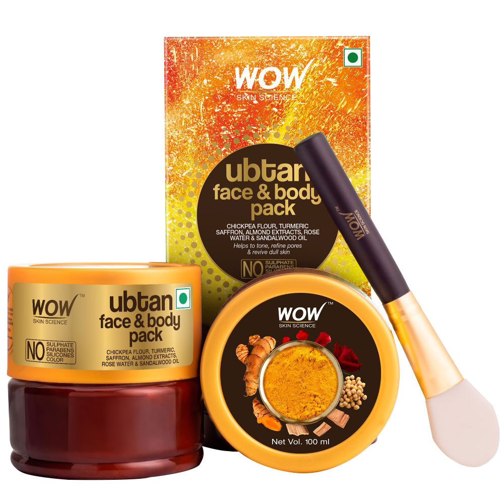 WOW Skin Science Ubtan Face & Body Pack (200ml)