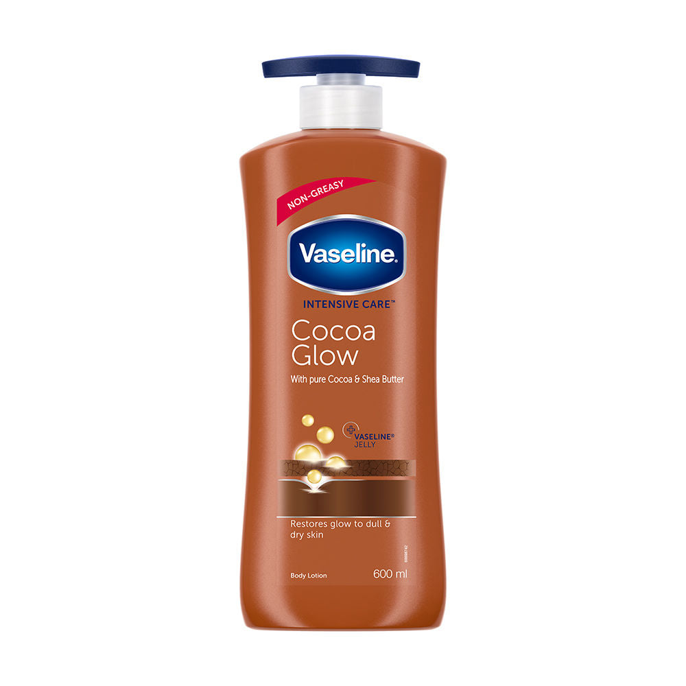 Vaseline Cocoa Glow Body Lotion (600ml)