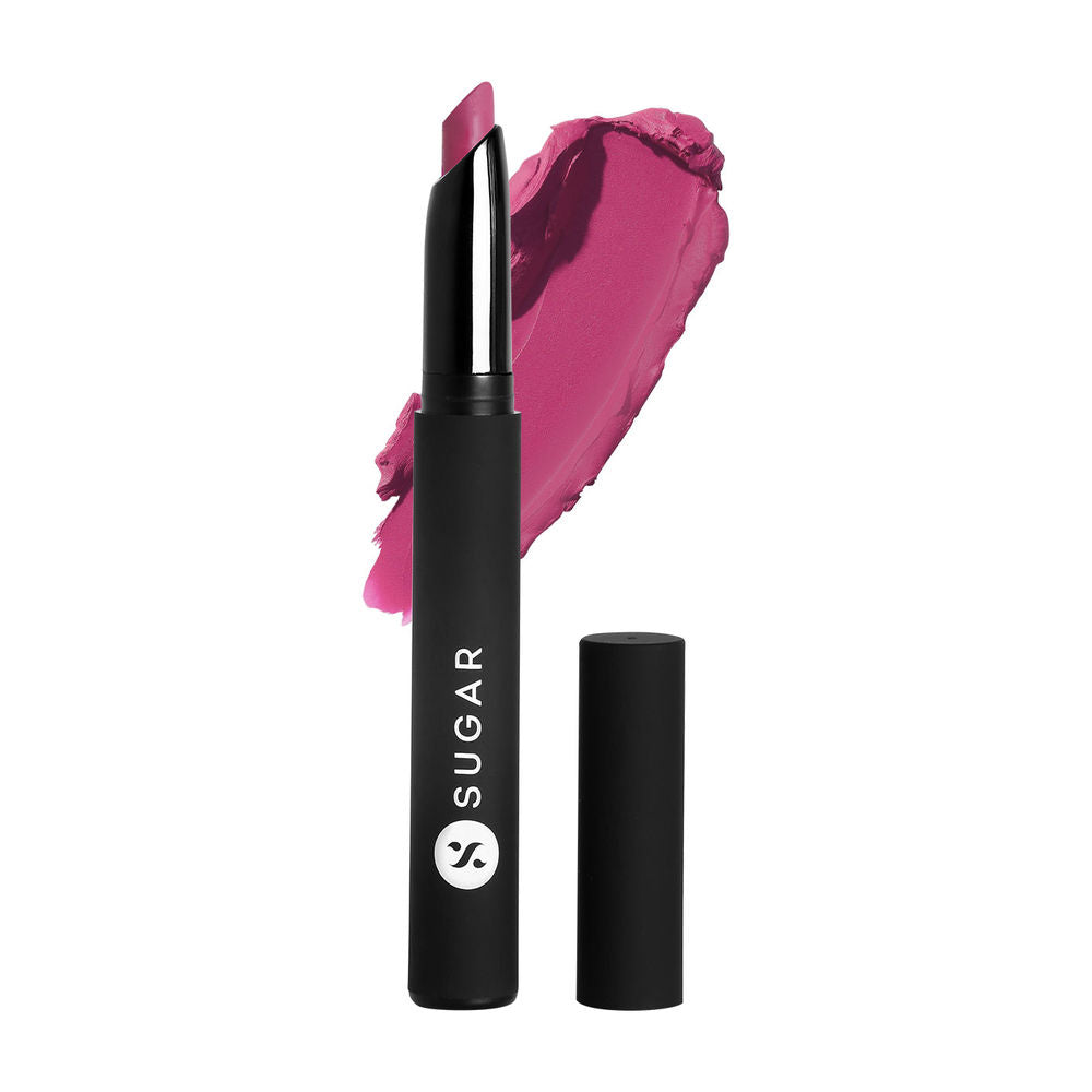 SUGAR Matte Attack Transferproof Lipstick - 12 The Pinks (Cotton Candy/Bubblegum Pink) (2gm)