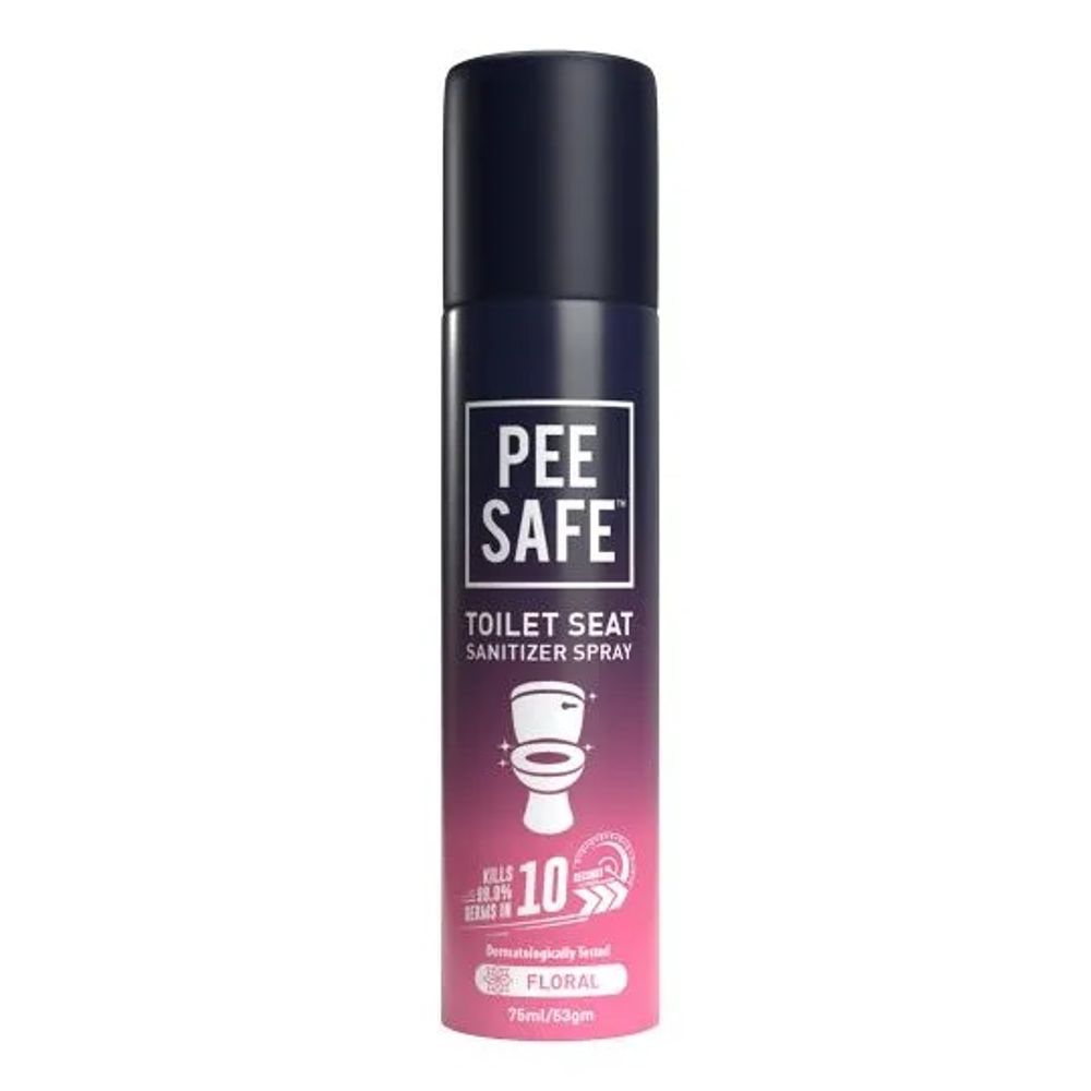 Pee Safe Toilet Seat Sanitizer Spray Floral (75ml)