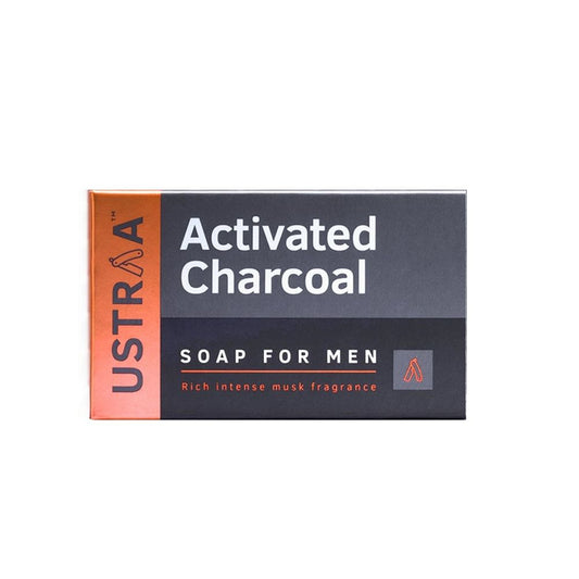 Ustraa Activated Charcoal Deodorizing Soap For Men (100gm)