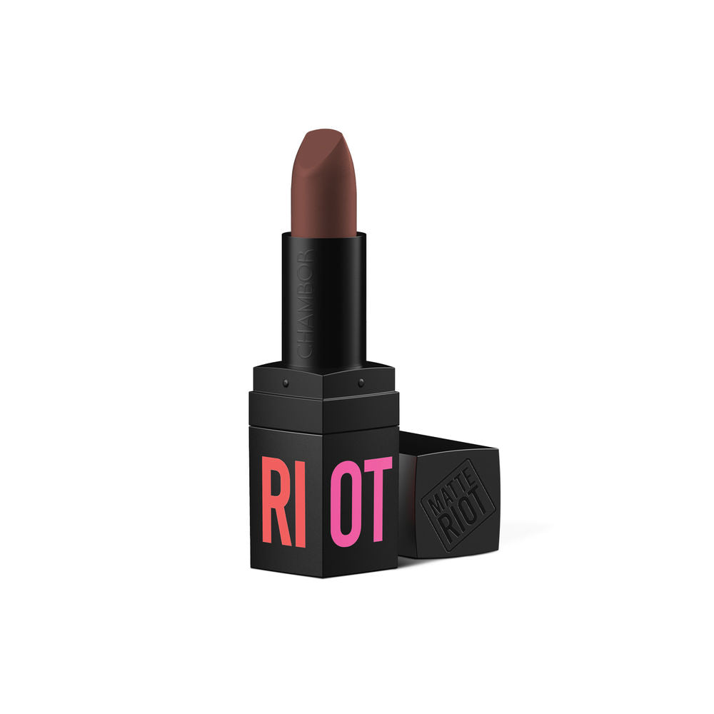 Chambor Matte Riot Lipstick - 202 Tuscany Red (4.5gm)