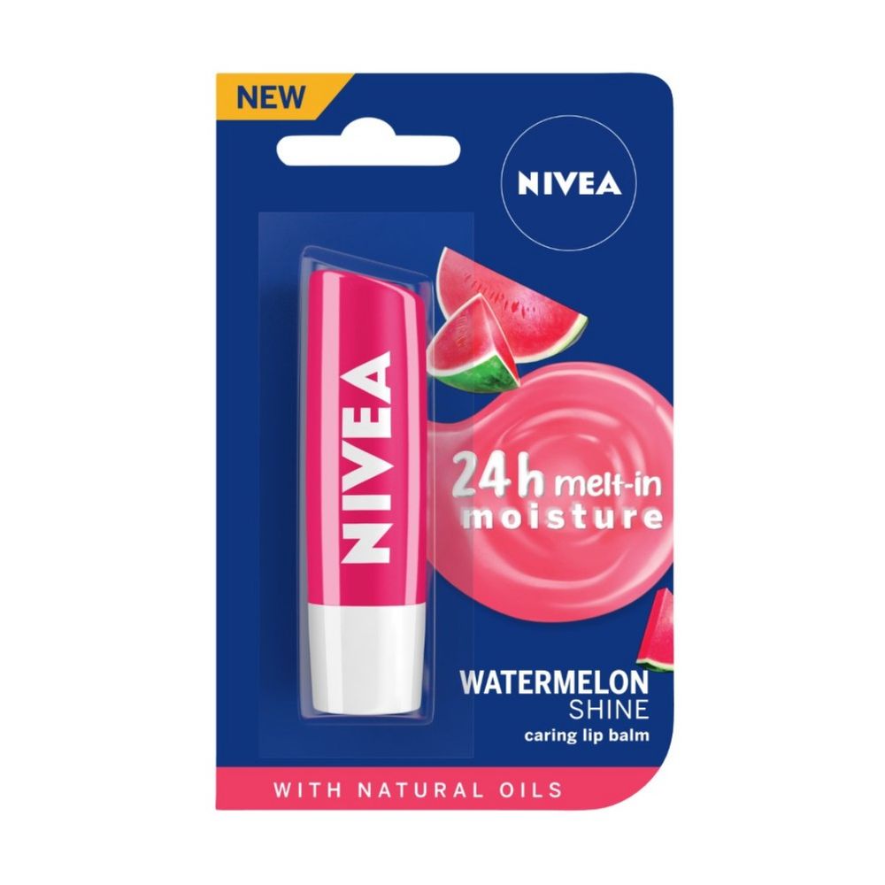 NIVEA Lip Balm - Fruity Watermelon Shine (4.8gm)