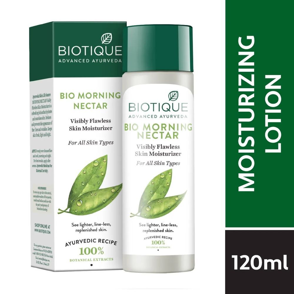 Biotique Bio Morning Nectar Visibly Flawless Skin Moisturizer (120ml)