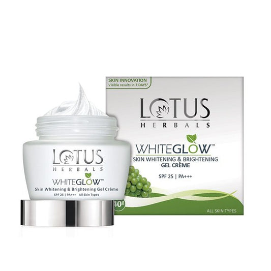 Lotus Herbals WhiteGlow Skin Whitening & Brightening Gel Creme SPF 25 PA+++ (60gm)