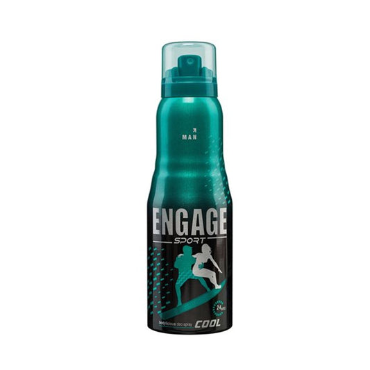 Engage Sport Cool Deodorant For Men, Citrus & Aqua, Skin Friendly
