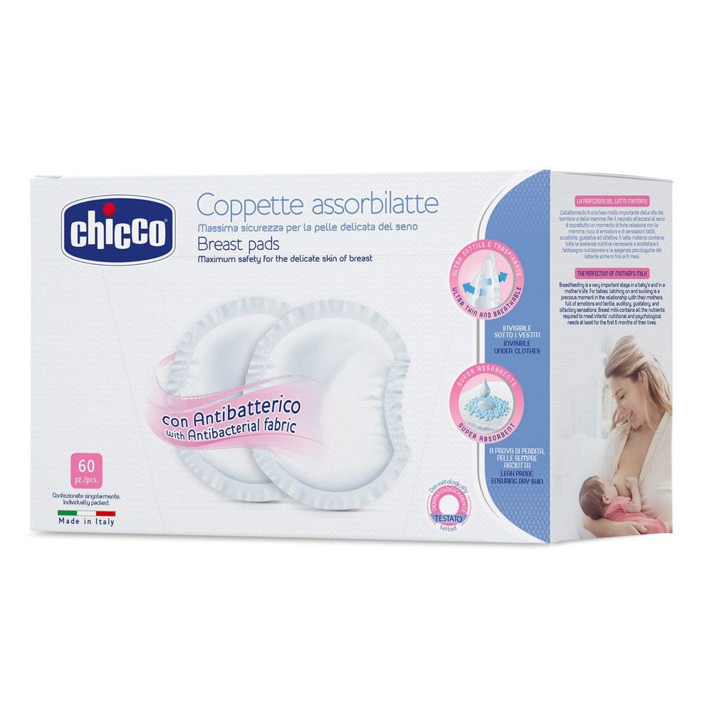 Chicco Breast Pads 60 Pcs (60pcs)