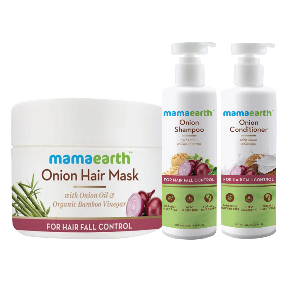 Mamaearth Onion Anti Hairfall Spa Kit