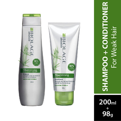 Matrix Biolage Advanced Fiberstrong Strengthening Shampoo & Conditioner (200gm+98gm)