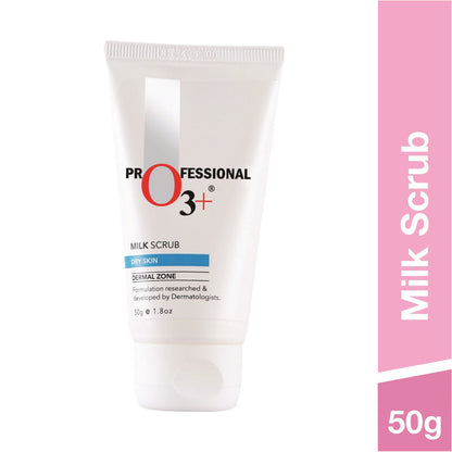 O3+ Milk Scrub Dry Skin Dermal Zone (50gm)