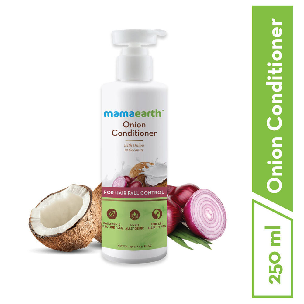 Mamaearth Onion Conditioner With Onion & Coconut For Hair Fall Control (250ml)