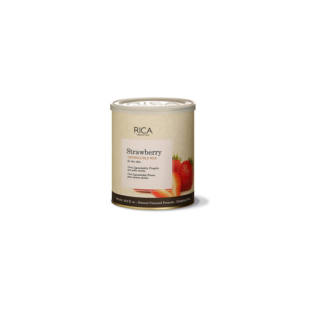 Rica Strawberry Wax For Dry Skin 800Ml