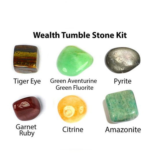 Wealth Tumble Stone Kit