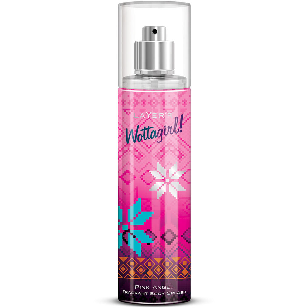 Layerr Wottagirl Pink Angel Body Splash (135ml)